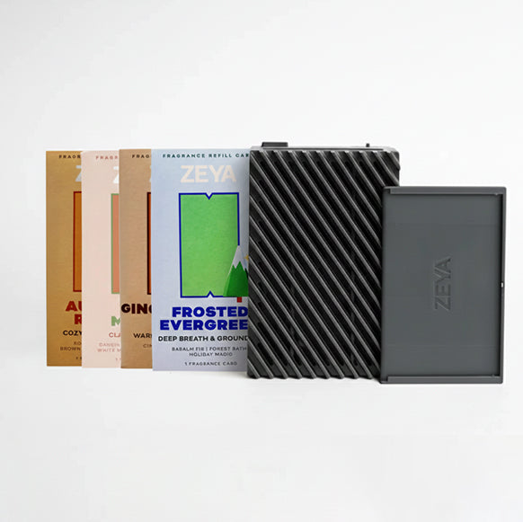 ZEYA Portable Diffuser & Fragrance Cards Welcome Bundle | ZEYA