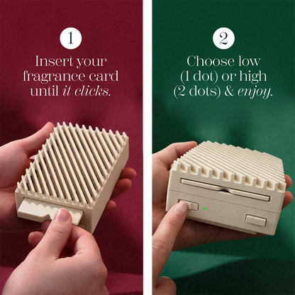 ZEYA Third Date Vibes fragrance card for the waterless ZEYA portable diffuser